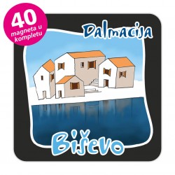 Magneti gradić EKO C 07 B Komplet 40 ili 20 kom  Biševo