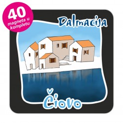 Magneti gradić EKO C 07 B Komplet 40 ili 20 kom  Čiovo