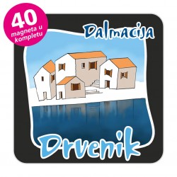 Magneti gradić EKO C 07 B Komplet 40 ili 20 kom  Drvenik Veli