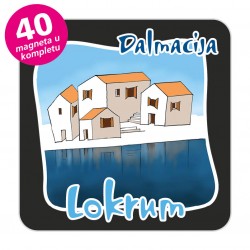 Magneti gradić EKO C 07 B Komplet 40 ili 20 kom  Lokrum