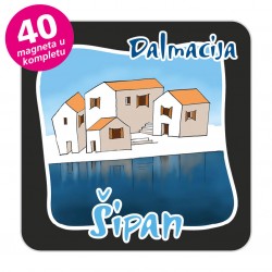 Magneti gradić EKO C 07 B Komplet 40 ili 20 kom  Šipan