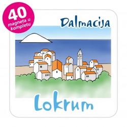 Magneti gradić EKO C 08 W Komplet 40 ili 20 kom  Lokrum