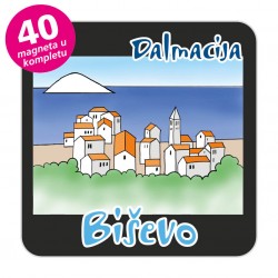 Magneti gradić EKO C 08 B Komplet 40 ili 20 kom  Biševo