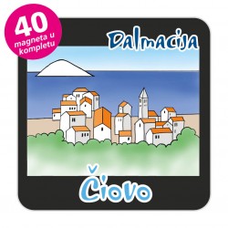 Magneti gradić EKO C 08 B Komplet 40 ili 20 kom  Čiovo