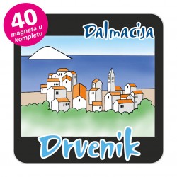 Magneti gradić EKO C 08 B Komplet 40 ili 20 kom  Drvenik Veli