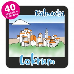 Magneti gradić EKO C 08 B Komplet 40 ili 20 kom  Lokrum