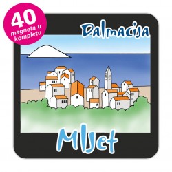 Magneti gradić EKO C 08 B Komplet 40 ili 20 kom  Mljet