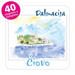 Magneti gradić EKO C 09 W Komplet 40 ili 20 kom  Čiovo