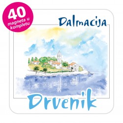 Magneti gradić EKO C 09 W Komplet 40 ili 20 kom  Drvenik Veli