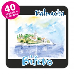 Magneti gradić EKO C 09 B Komplet 40 ili 20 kom  Biševo