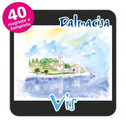 Magneti gradić EKO C 09 B Komplet 40 ili 20 kom  Vis