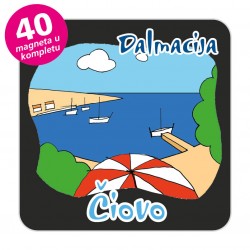 Magneti plaža EKO C 10 B Komplet 40 ili 20 kom  Čiovo