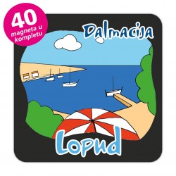 Magneti plaža EKO C 10 B Komplet 40 ili 20 kom  Lopud
