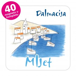 Magneti gradić EKO C 11 W Komplet 40 ili 20 kom  Mljet