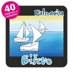 Magneti jedrilice EKO C 13 B Komplet 40 ili 20 kom  Biševo