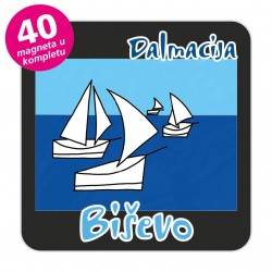 Magneti jedrilice EKO C 14 B Komplet 40 ili 20 kom  Biševo