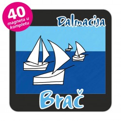 Magneti jedrilice EKO C 14 B Komplet 40 ili 20 kom  Brač