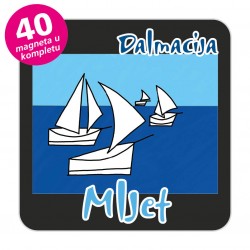 Magneti jedrilice EKO C 14 B Komplet 40 ili 20 kom  Mljet