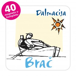 Magneti barba EKO C 21 W Komplet 40 ili 20 kom  Brač