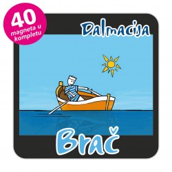 Magneti barba EKO C 22 B Komplet 40 ili 20 kom  Brač