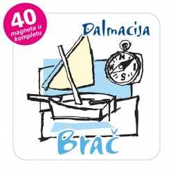 Magneti jedrilica EKO C 23 W Komplet 40 ili 20 kom  Brač