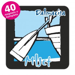 Magneti veslo EKO C 25 B Komplet 40 ili 20 kom  Mljet