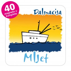 Magneti brod EKO C 27 W Komplet 40 ili 20 kom  Mljet
