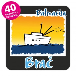 Magneti brod EKO C 27 B Komplet 40 ili 20 kom  Brač