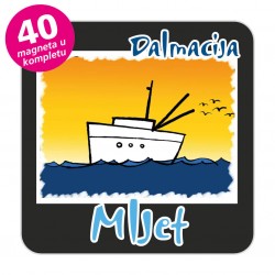 Magneti brod EKO C 27 B Komplet 40 ili 20 kom  Mljet