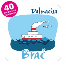 Magneti brod EKO C 28 W Komplet 40 ili 20 kom  Brač