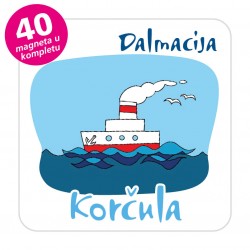 Magneti brod EKO C 28 W Komplet 40 ili 20 kom  Korčula