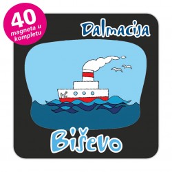 Magneti brod EKO C 28 B Komplet 40 ili 20 kom  Biševo