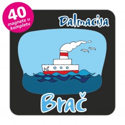 Magneti brod EKO C 28 B Komplet 40 ili 20 kom  Brač