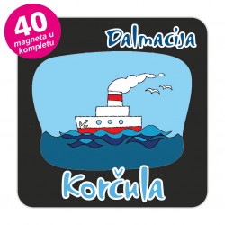 Magneti brod EKO C 28 B Komplet 40 ili 20 kom  Korčula