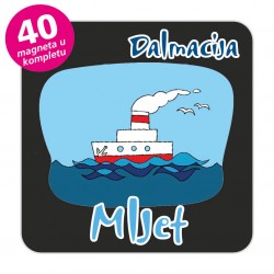 Magneti brod EKO C 28 B Komplet 40 ili 20 kom  Mljet