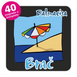 Magneti suncobran EKO C 29 B Komplet 40 ili 20 kom  Brač