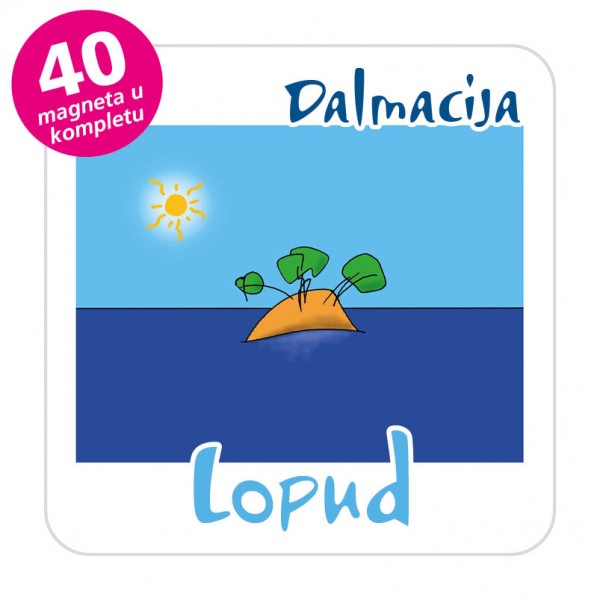 Magneti otočić EKO C 30 W Komplet 40 ili 20 kom  Lopud