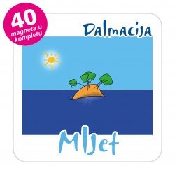 Magneti otočić EKO C 30 W Komplet 40 ili 20 kom  Mljet