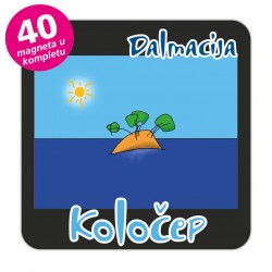 Magneti otočić EKO C 30 B Komplet 40 ili 20 kom  Koločep