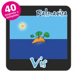 Magneti otočić EKO C 30 B Komplet 40 ili 20 kom  Vis
