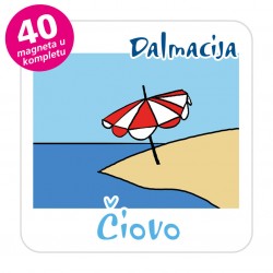 Magneti otočić EKO C 31 W Komplet 40 ili 20 kom  Čiovo