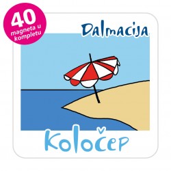 Magneti otočić EKO C 31 W Komplet 40 ili 20 kom  Koločep