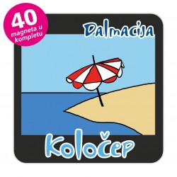 Magneti otočić EKO C 31 B Komplet 40 ili 20 kom  Koločep