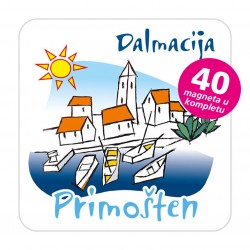 Magneti gradić EKO C 01 W Komplet 40 ili 20 kom  Primošten