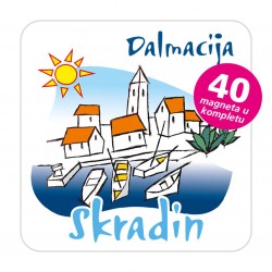 Magneti gradić EKO C 01 W Komplet 40 ili 20 kom  Skradin