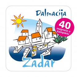 Magneti gradić EKO C 01 W Komplet 40 ili 20 kom  Zadar