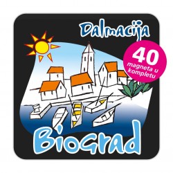 Magneti gradić EKO C 01 B Komplet 40 ili 20 kom  Biograd