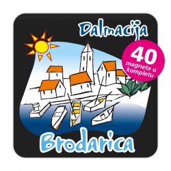 Magneti gradić EKO C 01 B Komplet 40 ili 20 kom  Brodarica