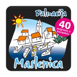 Magneti gradić EKO C 01 B Komplet 40 ili 20 kom  Maslenica