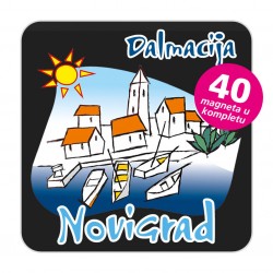 Magneti gradić EKO C 01 B Komplet 40 ili 20 kom  Novigrad